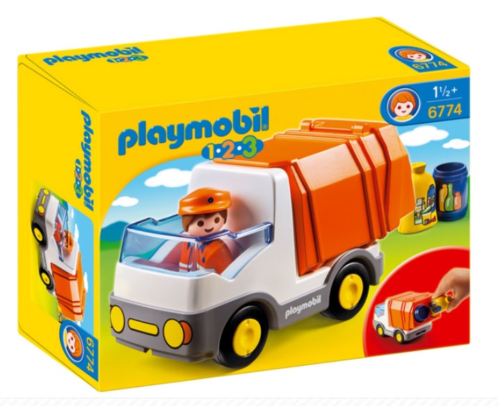 Playmobil 6774 1.2.3 Müllauto