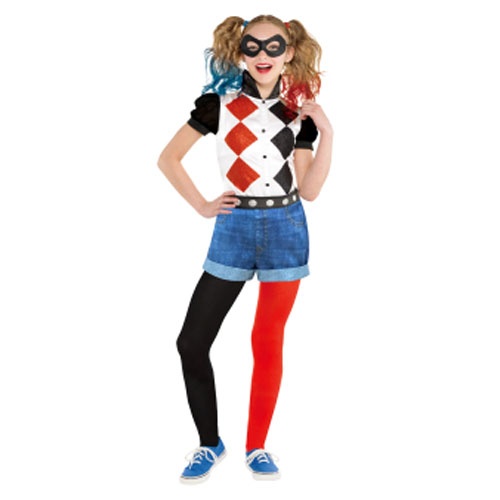 Kostüm Super Hero Girls Harley Quinn Classic Gr. 128
