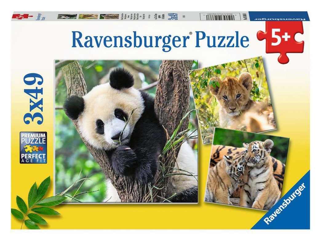 Ravensburger Puzzle 05666 - Panda, Tiger und Löwe