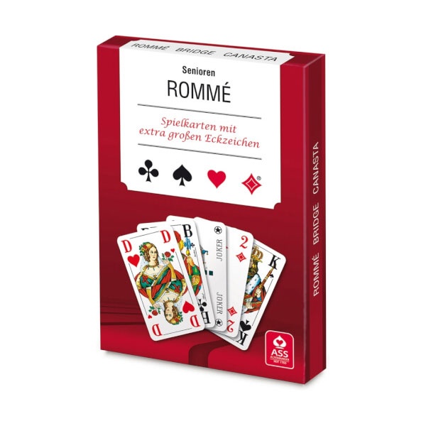 ASS Senioren Rommé, französisches Bild. Kartenspiel