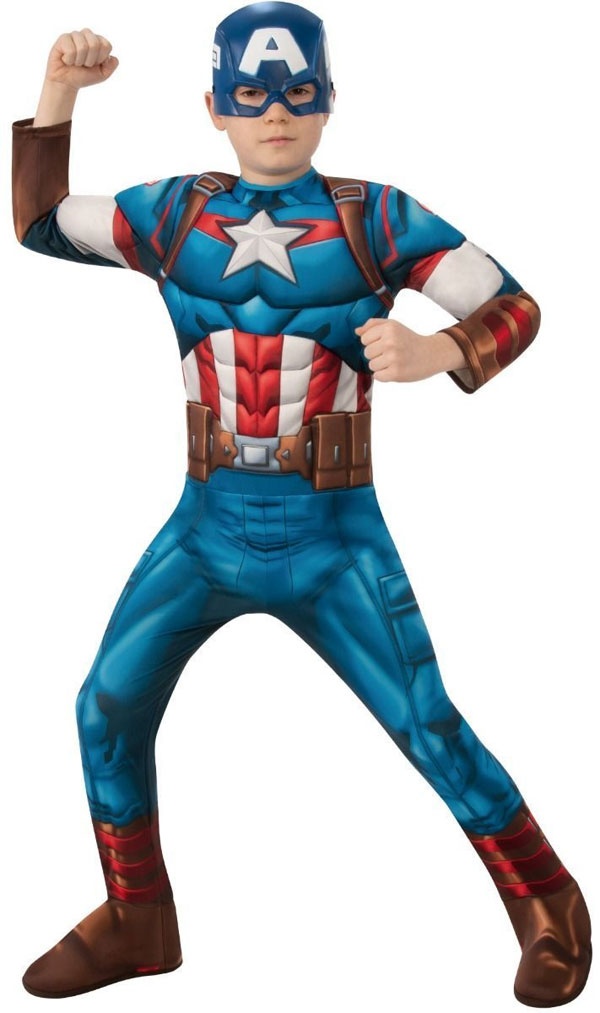 Kostüm Captain America Classic L 9-10 Jahre 152