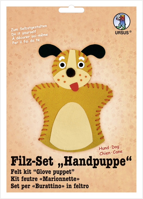 Filz-Bastel-Set Handpuppe Hund