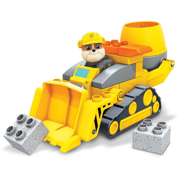 Mattel Mega Bloks Paw Patrol Rubbles City Construction Truck
