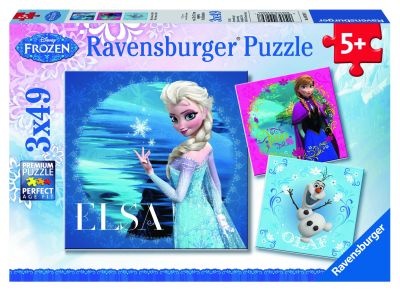 Ravensburger Disney Die Eiskönigin Puzzle Anna Elsa und Olaf