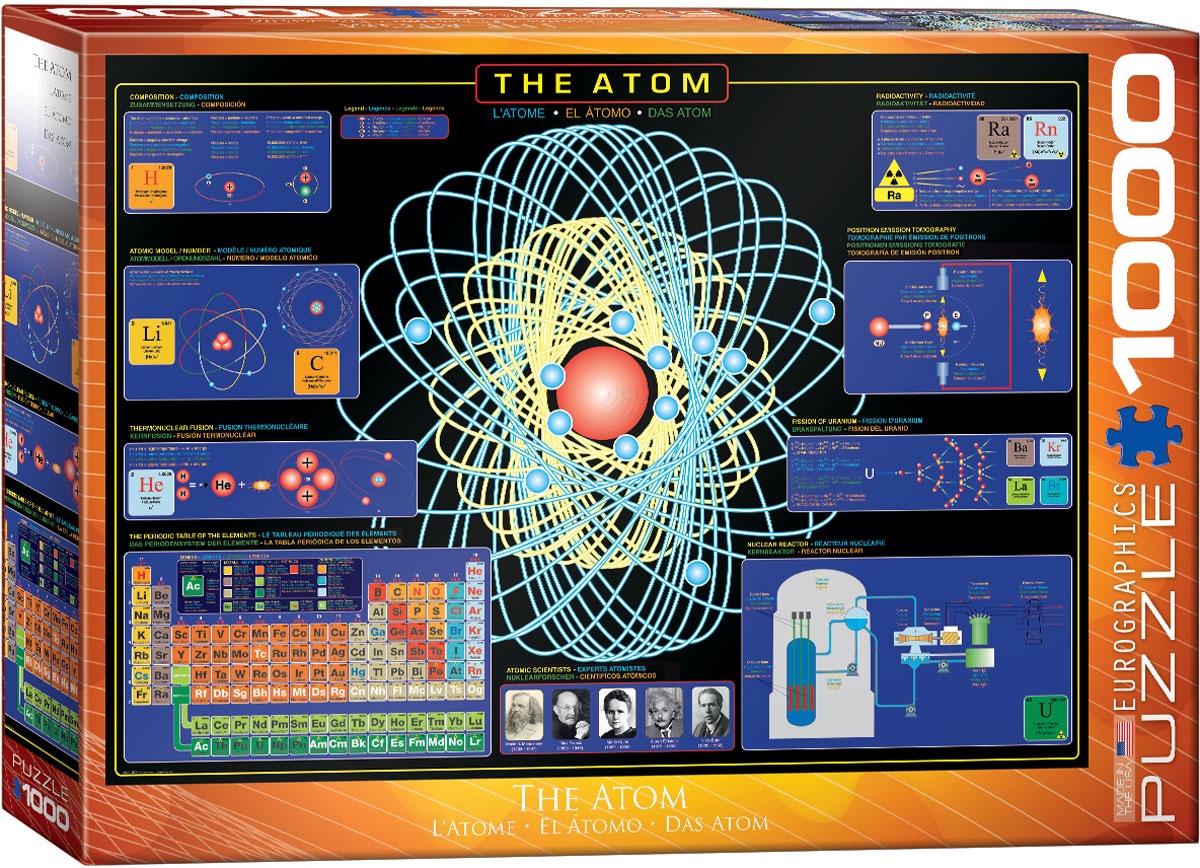 Puzzle Das Atom 1000 Teile
