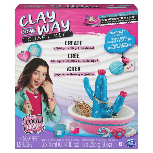 SpinMaster PCL Pottery Cool Clay Craft Kit Töpferset