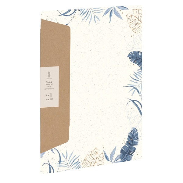 Rössler Papier Designpack 5 Blatt/5 Umschläge Blue
