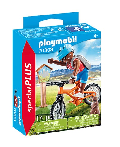 Playmobil 70303 special Plus Mountainbiker auf Bergtour