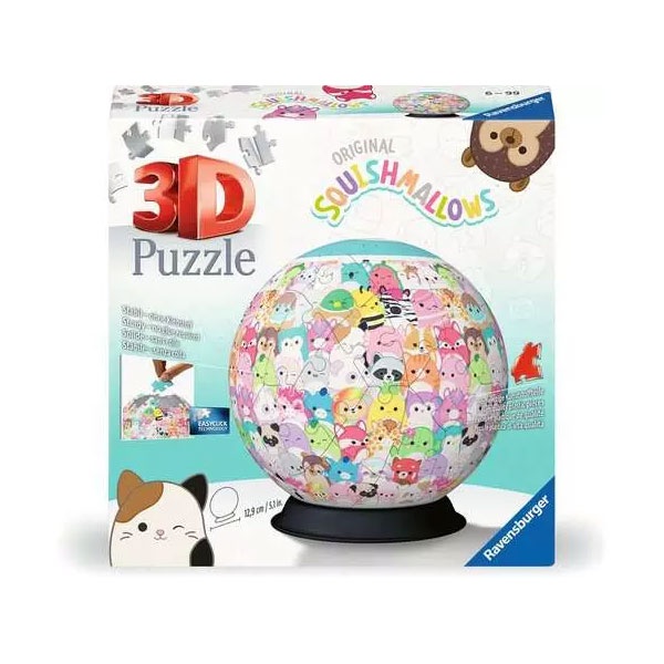 Ravensburger 3D Puzzleball Squishmallows 73 Teile