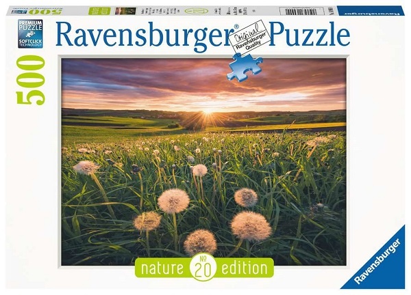 Ravensburger Puzzle Pusteblumen im Sonnenuntergang 500 Teile