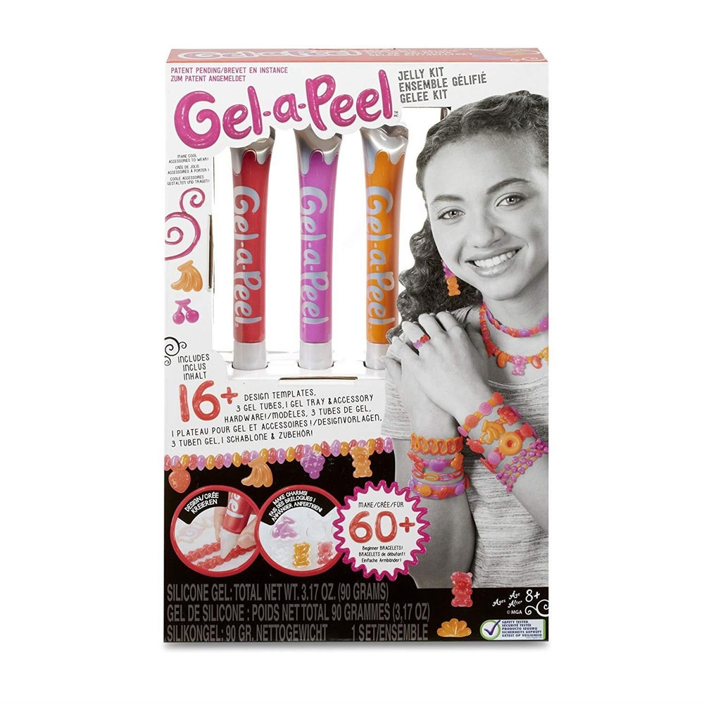 Gel-a-Peel Gelee Kit 3 Tuben rot/rosa/orange