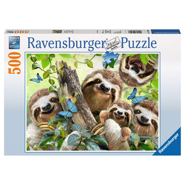 Ravensburger Puzzle Faultier Selfie 500 Teile