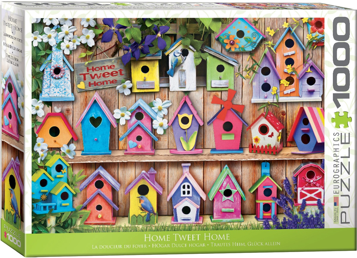 Puzzle Home Tweet Home Vogelhäuschen 1000 Teile