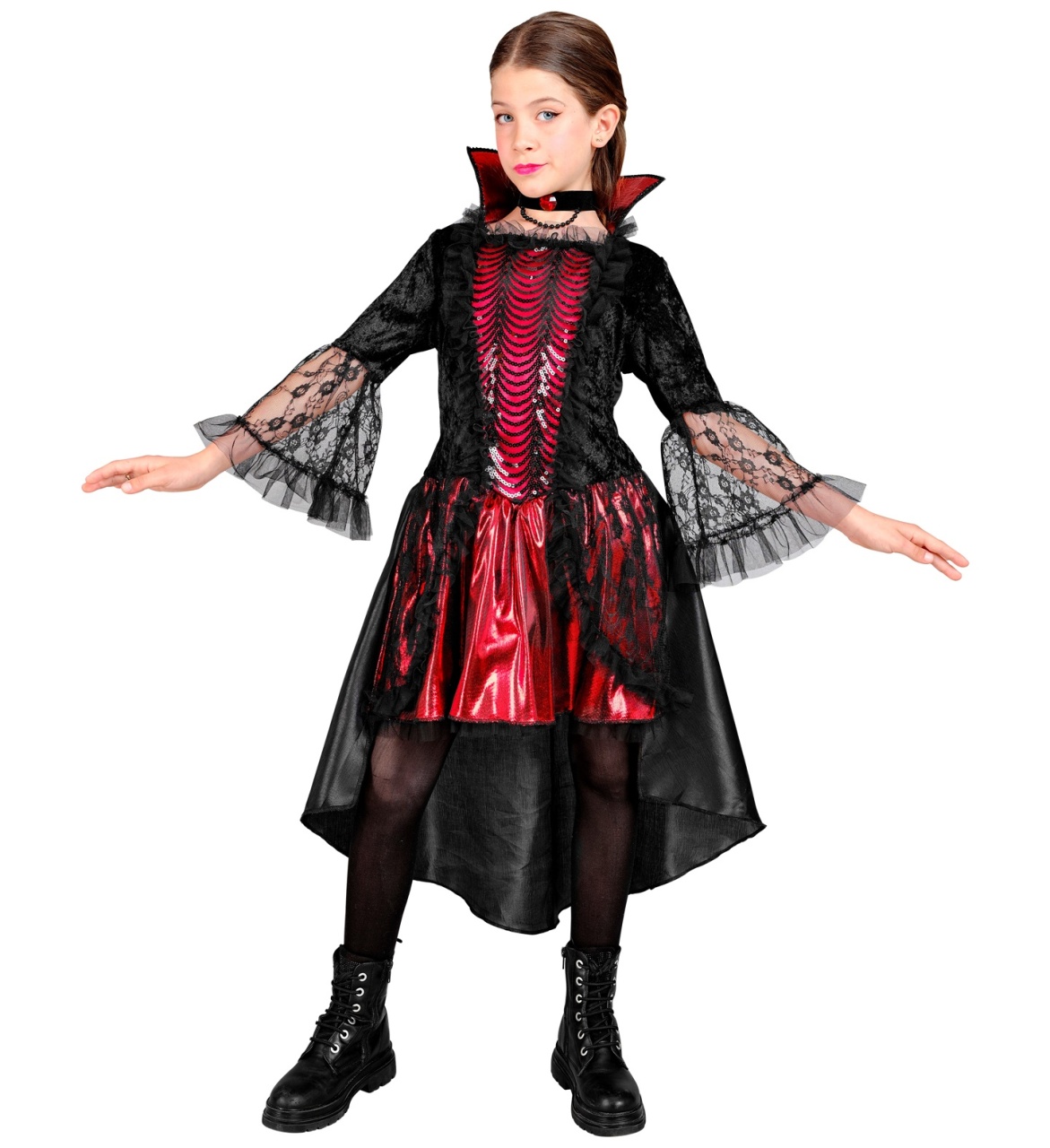 Kostüm Kinderkostüm Vampir (in) Gr. 158 11 - 13 Jahre