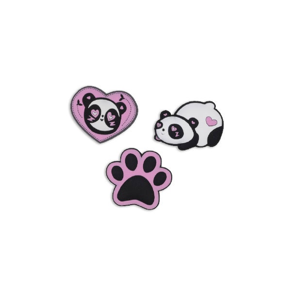 DerDieDas Wechselbutton 3 tgl Pink Panda
