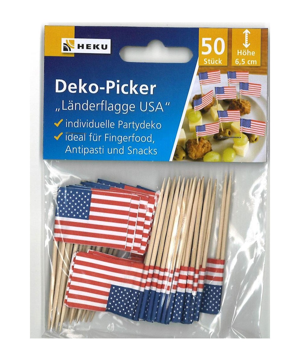Heku Deko-Picker Länder-Flagge USA