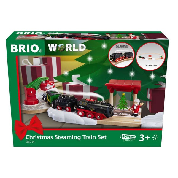 BRIO Christmas Steaming Train Set