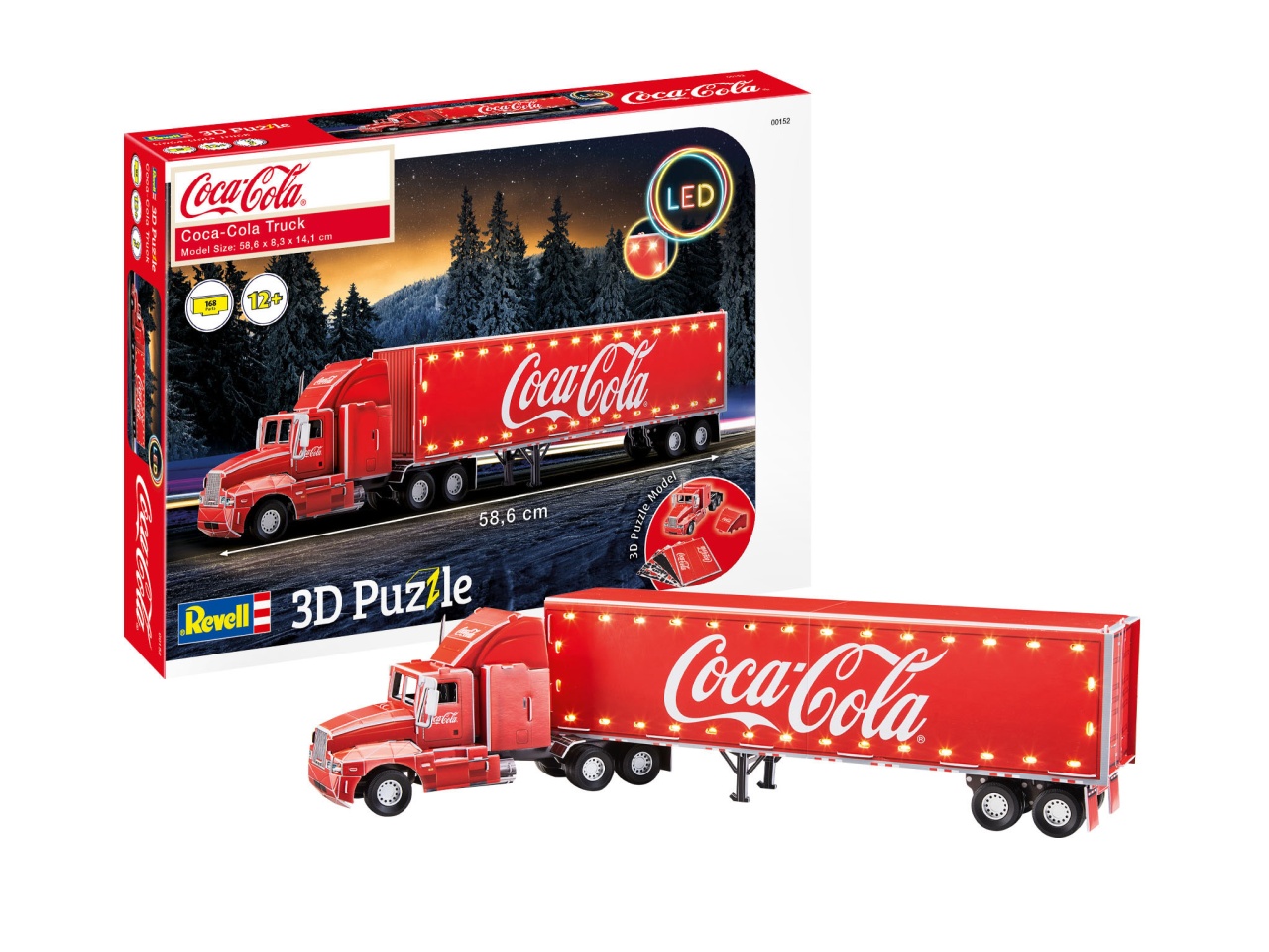 Revell 3D Puzzle Coca Cola Truck LED Edition 58,6 cm