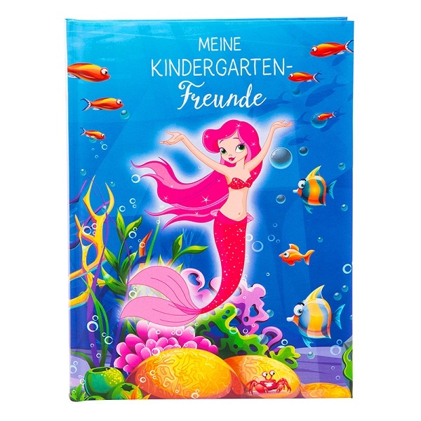 Goldbuch Kindergarten Freundebuch Meerjungfrau