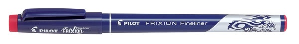 Pilot Frixion fineliner rot