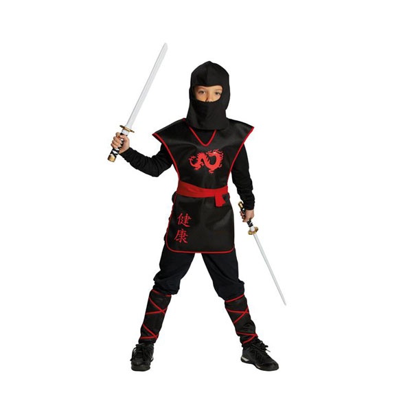 Kostüm Ninja Krieger 164