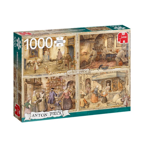 Jumbo Puzzle Premium Anton Pieck Bäcker im 19. Jahrhundert