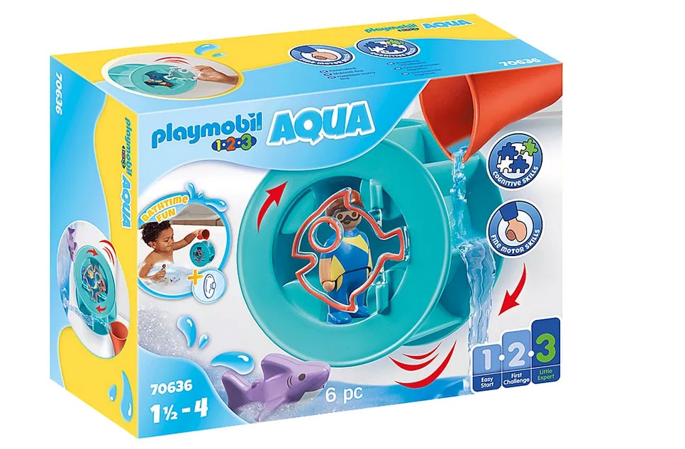 Playmobil 70636 Wasserwirbelrad mit Babyhai