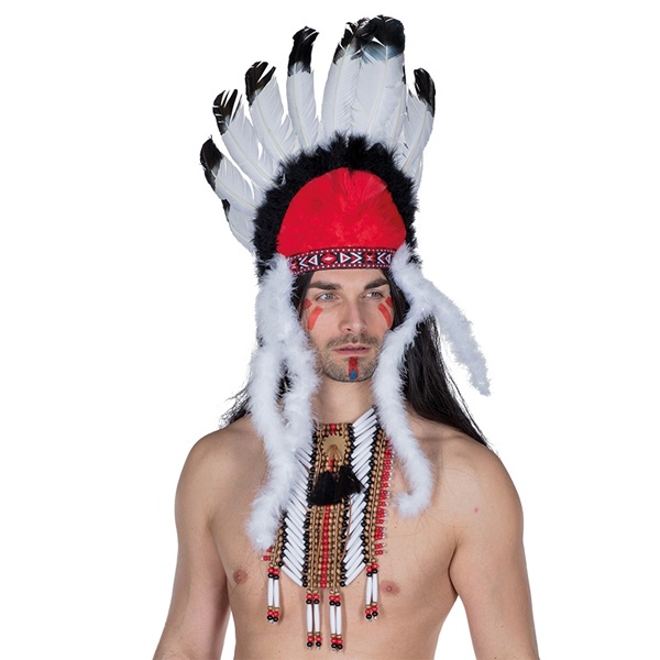 Kostüm-Zubehör Indianer Federschmuck Erwachsene