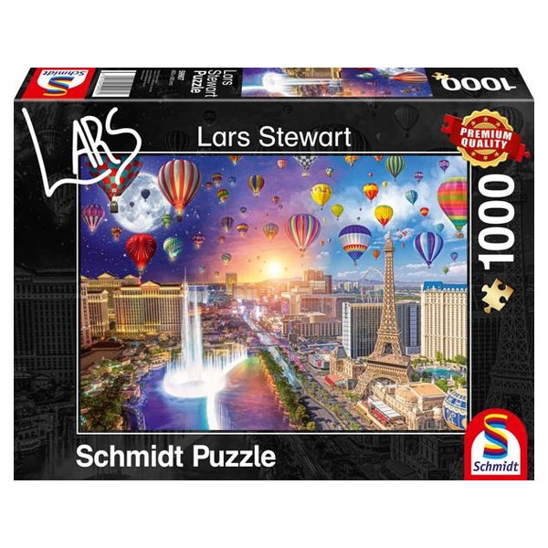 Schmidt Spiele Puzzle Stewart Las Vegas Night and Day