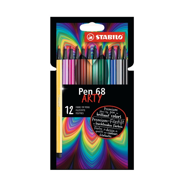 Stabilo Filzstift mit Pinselspitze Pen 68 brush Arty