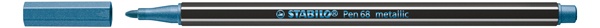 Stabilo Fasermaler Pen 68 metallic blau