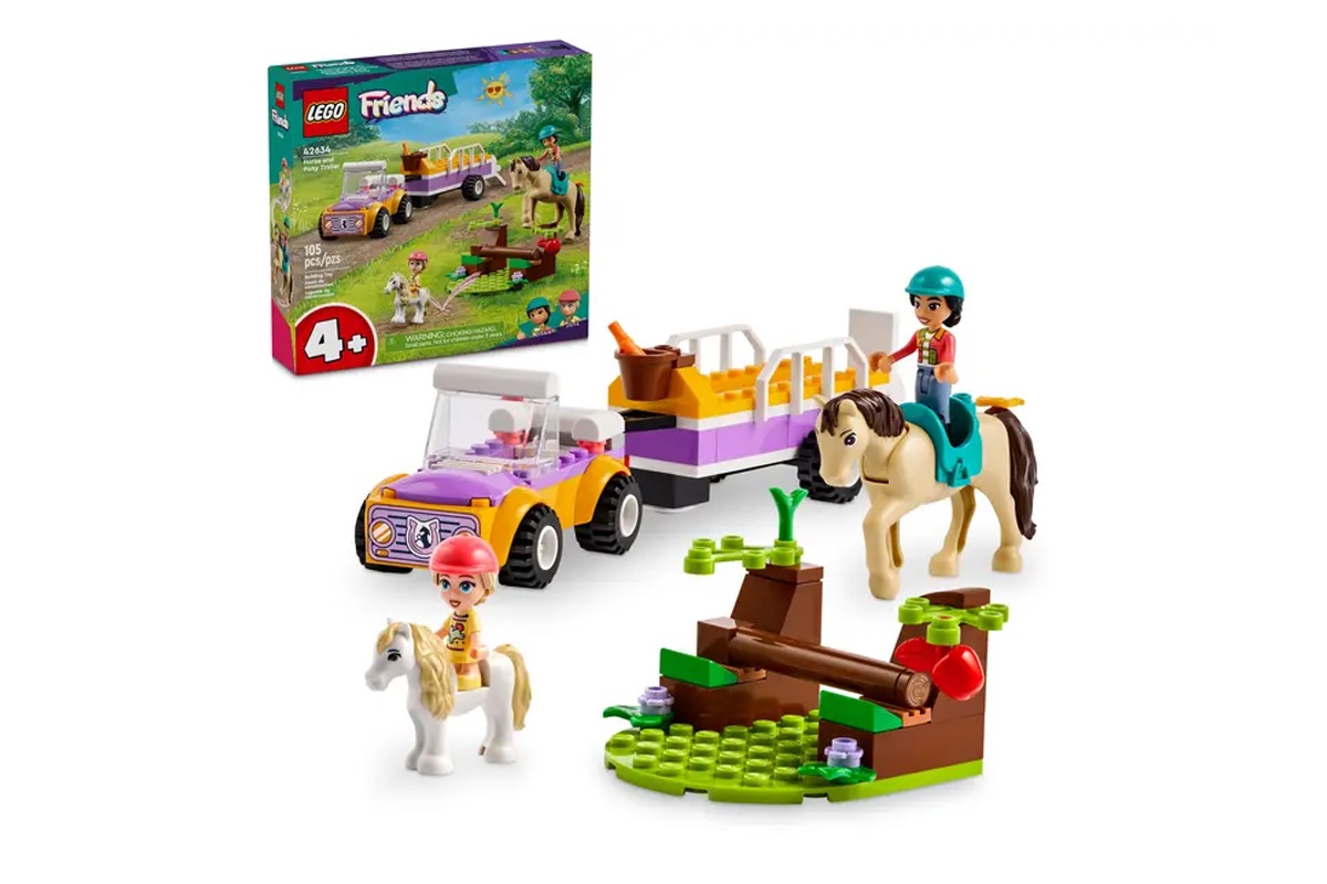 Lego Friends 42634 Pferde- und Pony-Anhänger