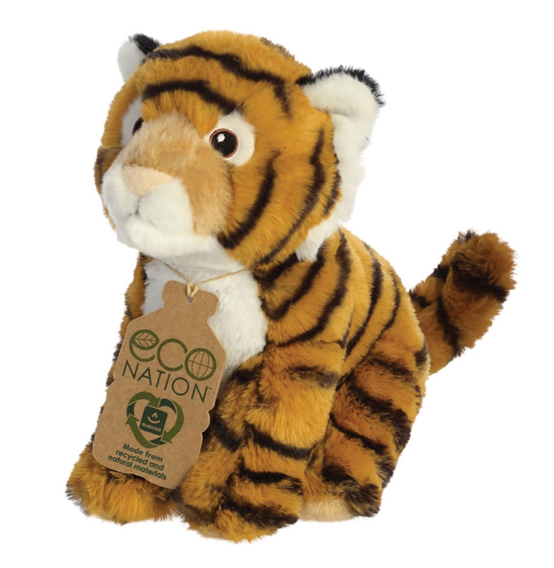 Eco Nation Bengalischer Tiger Plüschtier von Aurora 23 cm