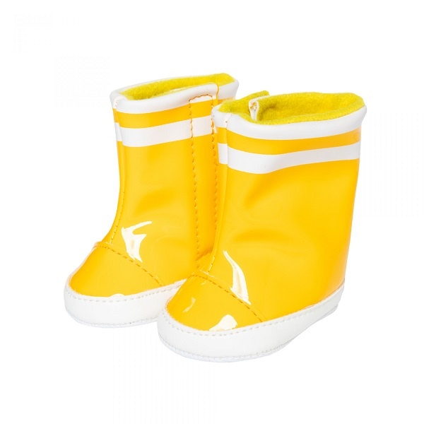 Heless Puppenkleidung  Regenstiefel gelb Gr. 38 - 45 cm