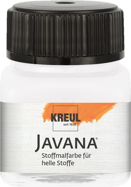 Kreul Javana Stoffmalfarbe für helle Stoffe weiss 20 ml