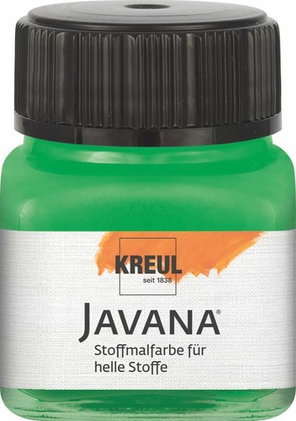 Kreul Javana Stoffmalfarbe für helle Stoffe brilliantgrün 20