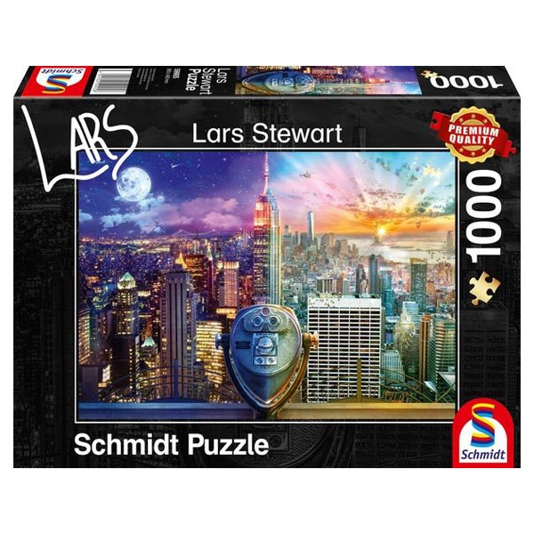 Schmidt Spiele Puzzle L. Steward New York Night and Day