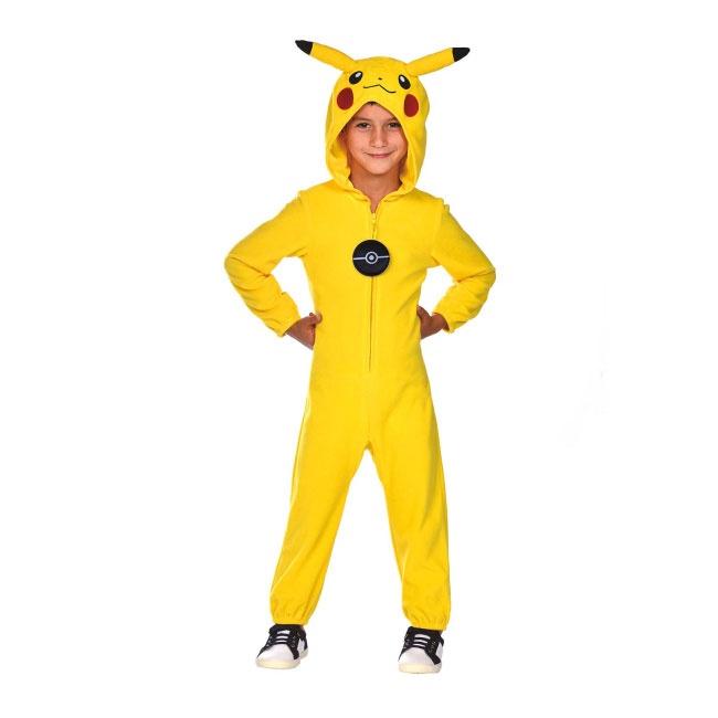 Kostüm Pokemon Pikachu Gr. 128 6-8 Jahre