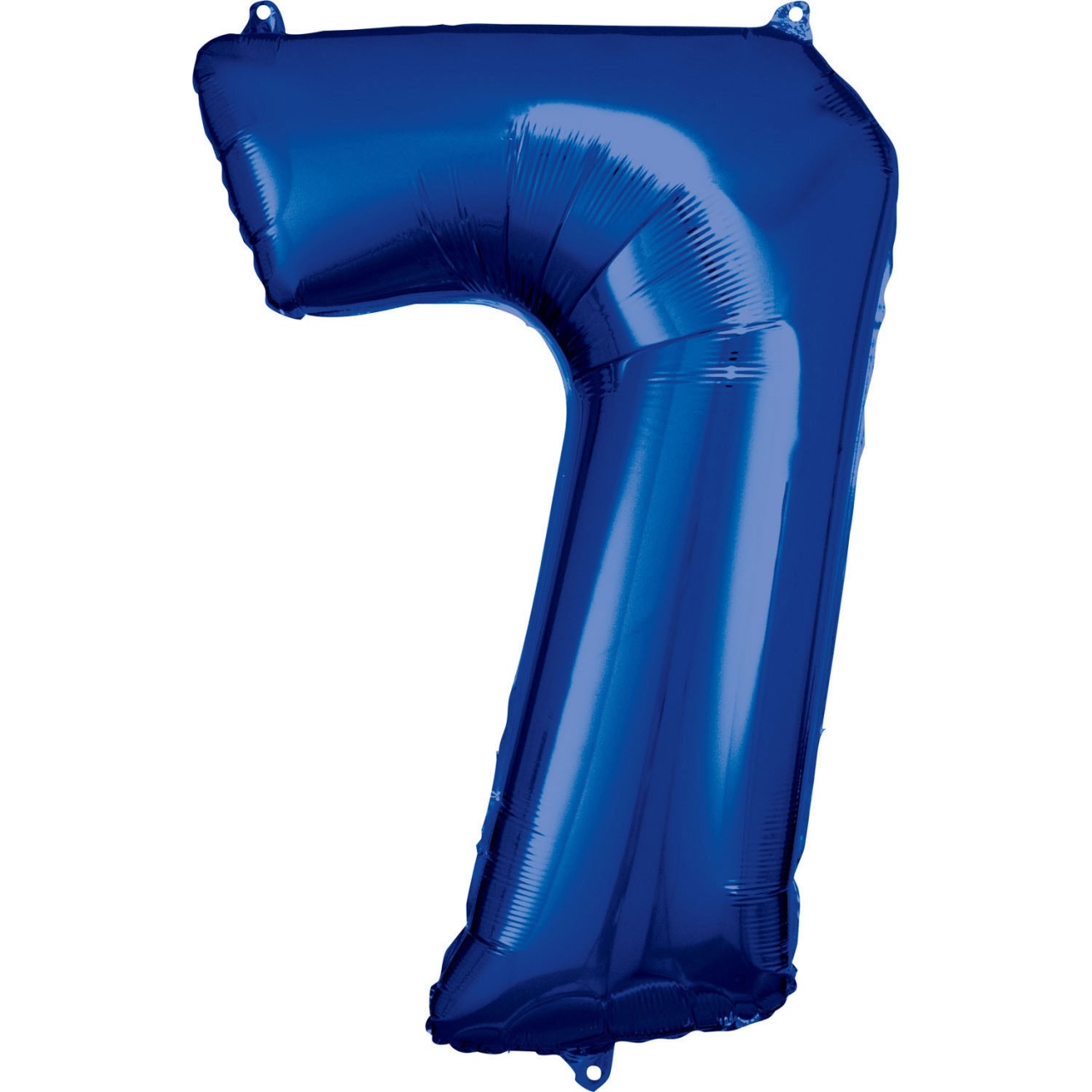 Folienballon Zahl 7 blau 58 x 88 cm