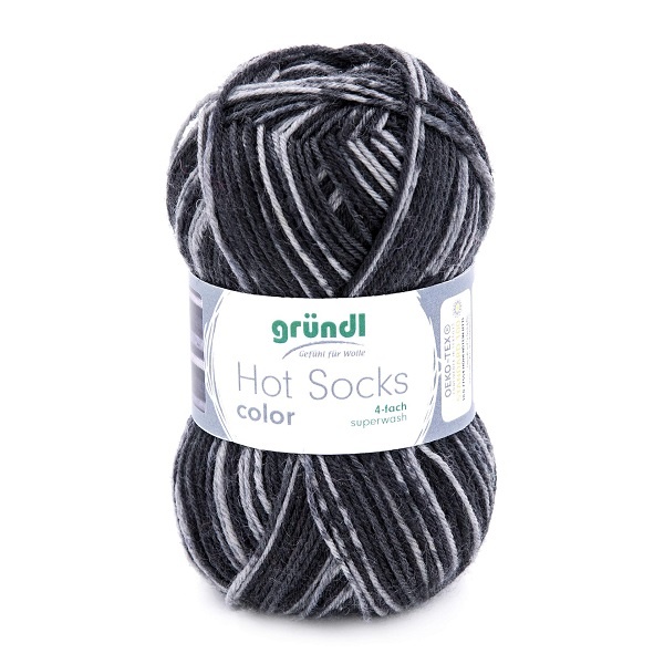 Gründl Wolle Hot Socks color stone 50 g Sockenwolle