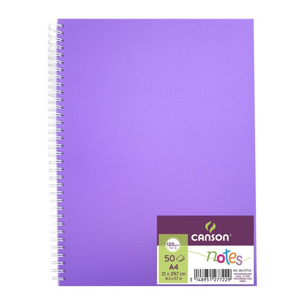 Skizzenbuch Notes A4 violett von Lyra