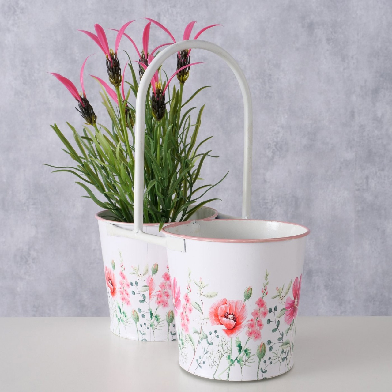 Boltze Pflanztopf Melina Floral Druch H 25cm