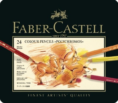 Faber Castell Farbstifte Polychromos 24er, Metalletui
