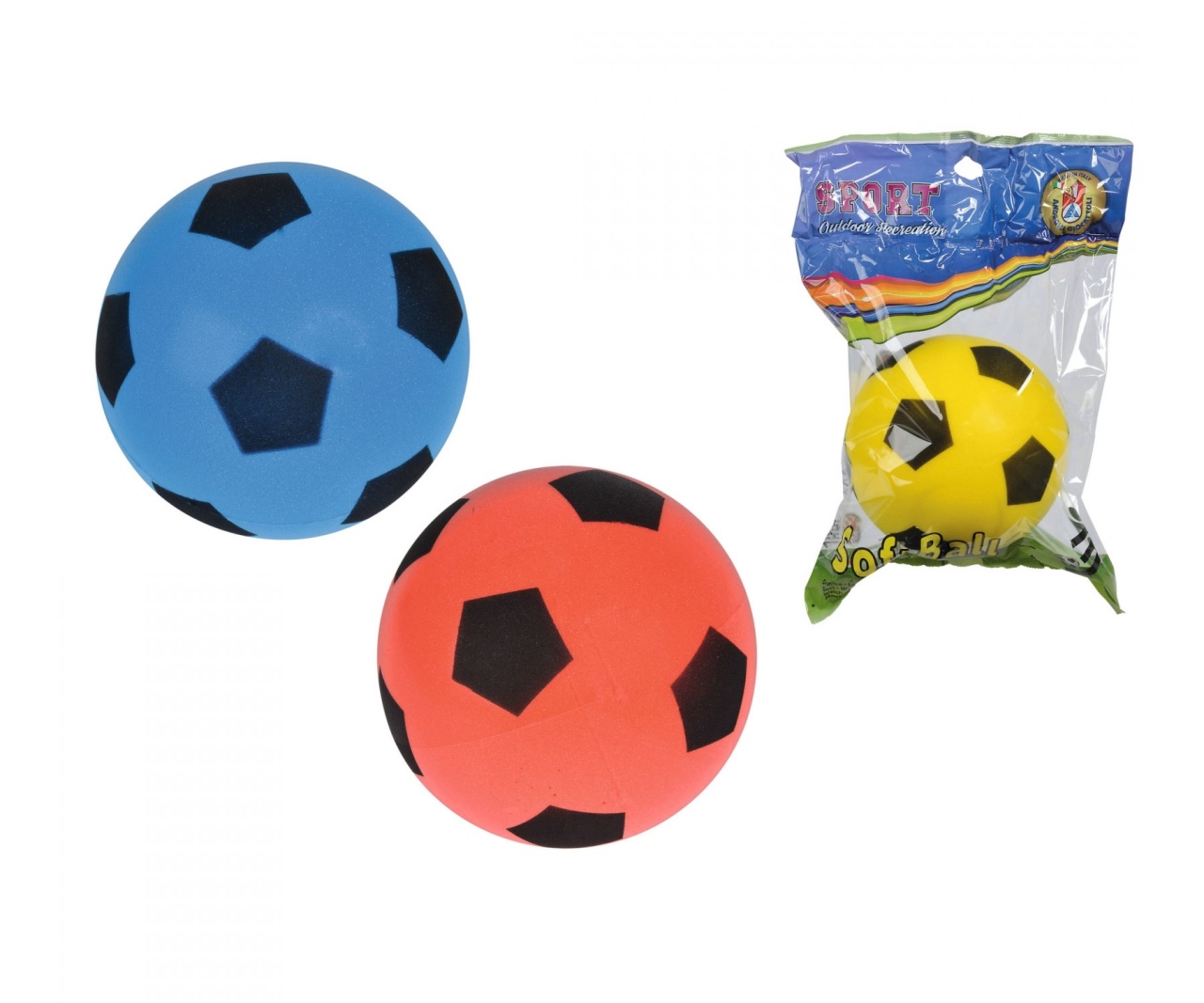 Simba Soft-Fussball 20 cm, 3-fach sortiert