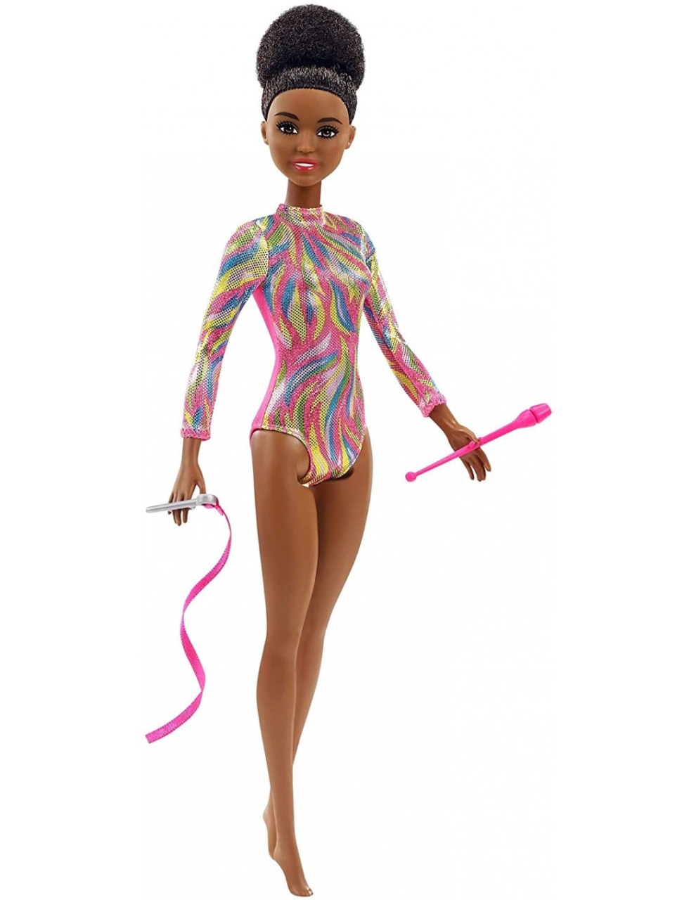 Barbie Turnerin im schimmernden Body