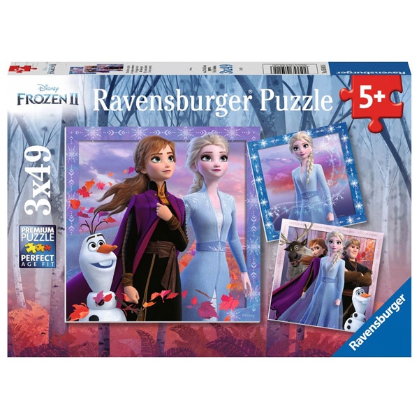 Ravensburger Puzzle Frozen II Die Reise beginnt 3x49 Teile