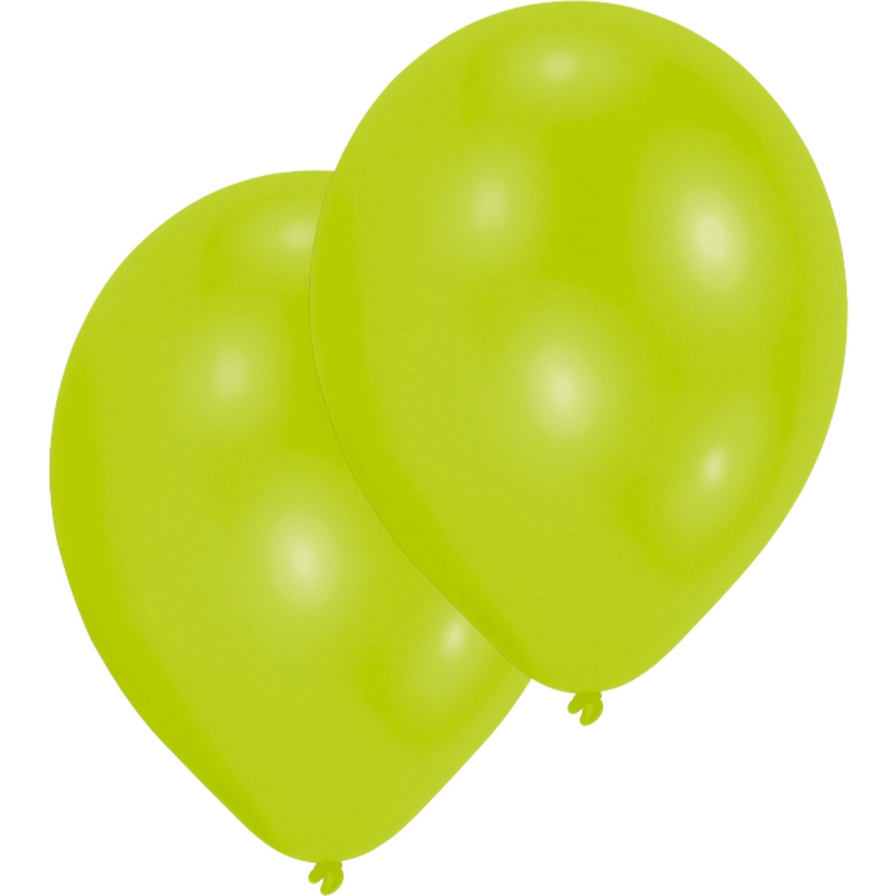 Latexballons 10 Stück limettengrün