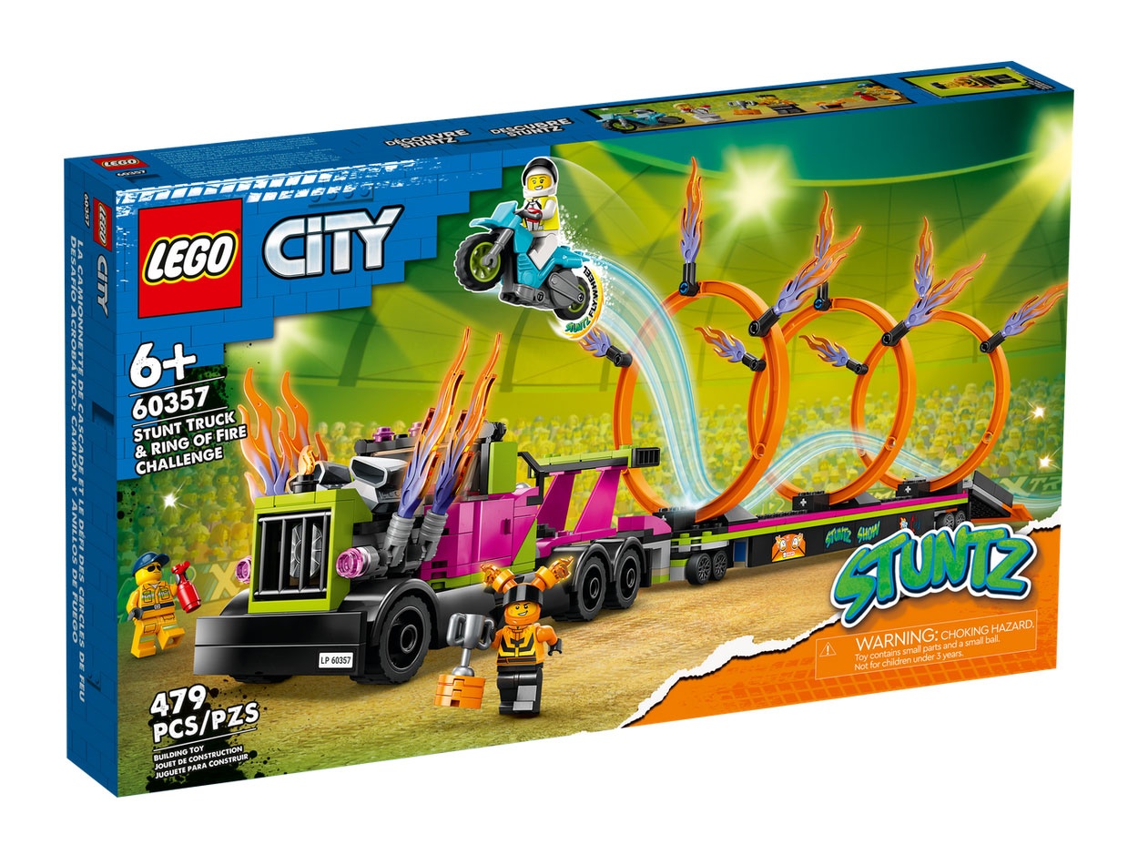 Lego City 60357 Stunttruck mit Feuerreifen-Challenge