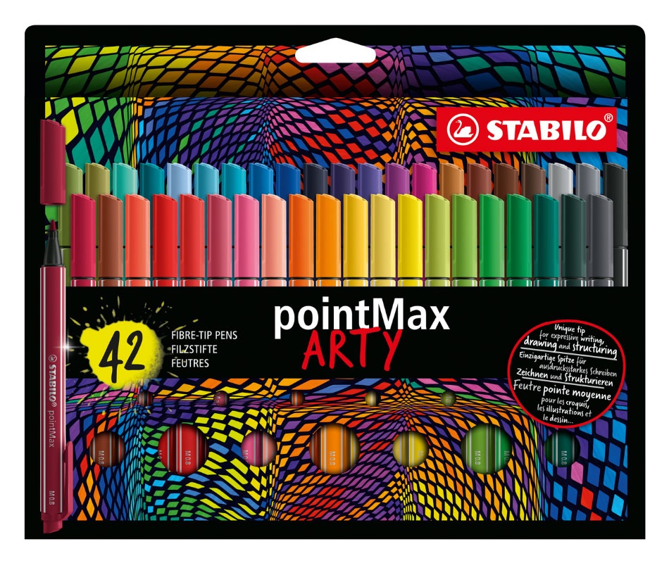 Stabilo pointMax 42er ARTY Kartonetui