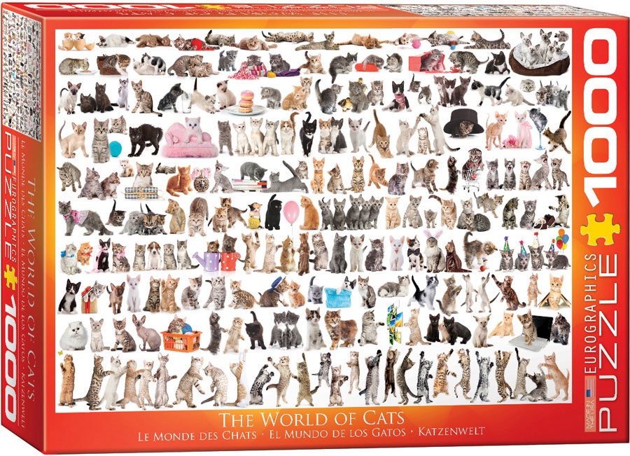 Puzzle Katzenwelt 1000 Teile